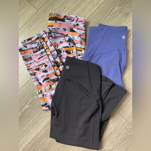 Lululemon Leggings 3 Lot